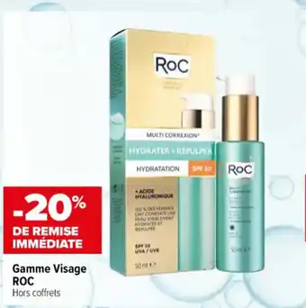 Carrefour maPara parapharmacie Gamme Visage ROC Hors coffrets offre