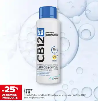Carrefour maPara parapharmacie Gamme CB 12 offre