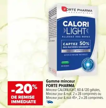 Carrefour maPara parapharmacie Gamme minceur FORTE PHARMA offre