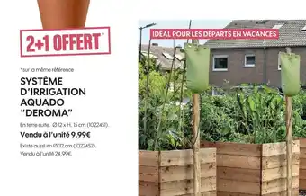 Deroma système d’irrigation aquado
