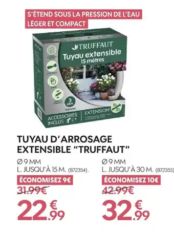 Truffaut “truffaut” tuyau d’arrosage extensible offre