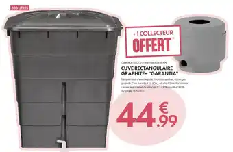 Cuve rectangulaire graphite+