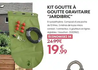 Jardibric kit goutte à goutte gravitaire