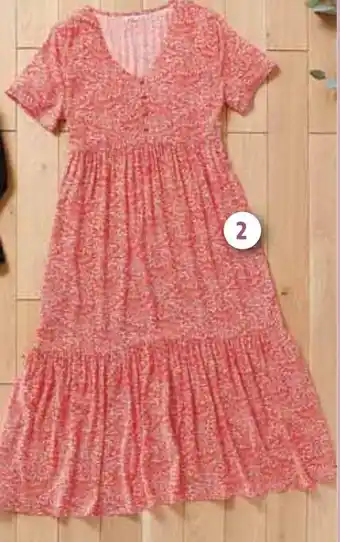 Intermarché Gemo robe imprimée femme offre
