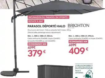 Parasol déporté halo