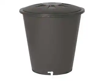 Brico Dépôt Garantia cuve à eau cylindrique 510 l grise avec couvercle et robinet blanc offre
