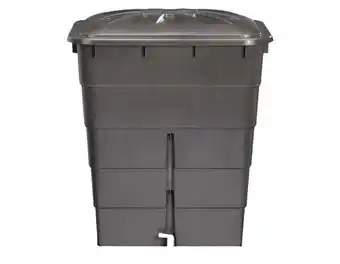 Brico Dépôt Garantia récupérateur d'eau rectangulaire 300 l gris avec couvercle et robinet offre