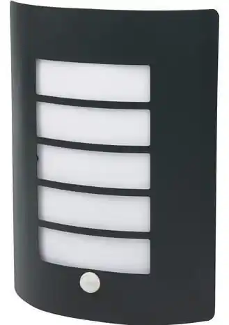 Brico Dépôt Blooma applique murale à détection de mouvements larixa ip44 e27 - anthracite offre