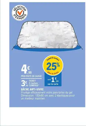 E.Leclerc Bâche Anti-givre offre