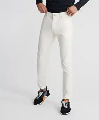 Jean slim en sergé double dye edit