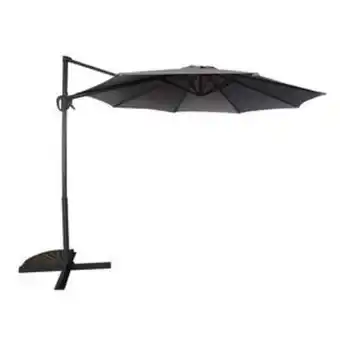 La Foir'Fouille Parasol déporté eos - ø 300 x h 243 cm - anthracite - moorea offre