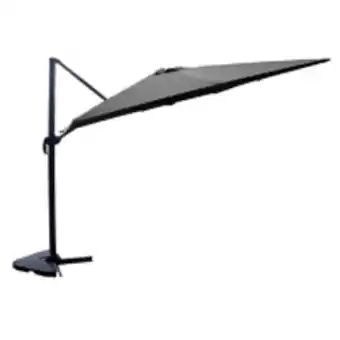 Cesare - parasol déporté 3x4m gris
