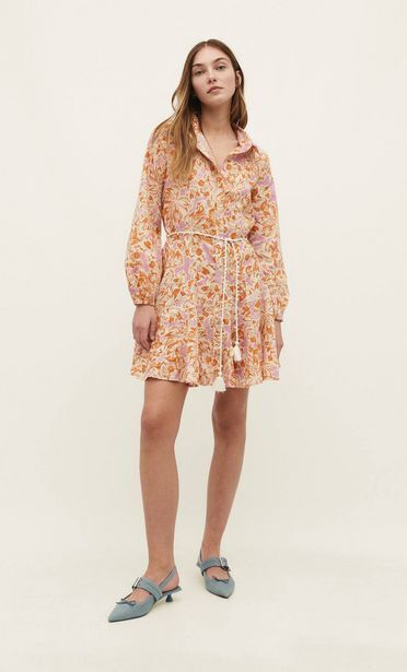 Robe imprimé stradivarius hot sale