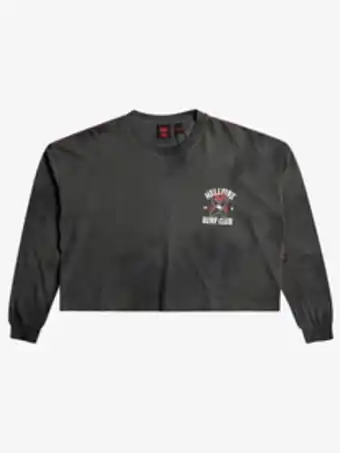Quiksilver x stranger things 86 oversized â t-shirt Ă manches longues pour femme