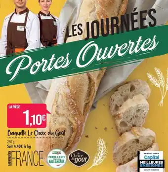 Match Baguette Le Choix du Goût offre