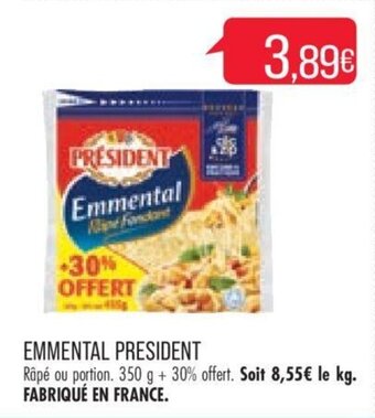 Match EMMENTAL PRESIDENT offre