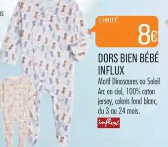 Match DORS BIEN BÉBÉ INFLUX offre