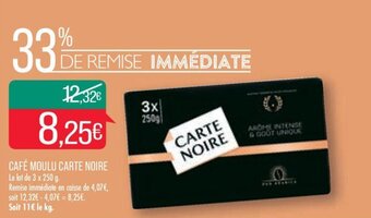 Match CAFÉ MOULU CARTE NOIRE offre