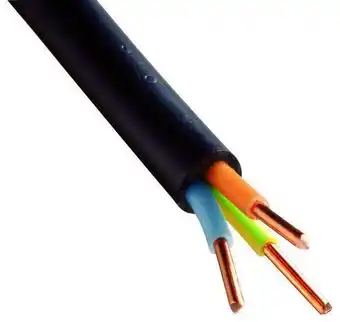 Brico Dépôt Câble électrique r2v 3g2,5 mm² noir - 100 m offre