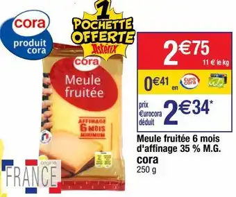 Cora x Carrefour Fromage affiné cora offre