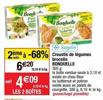 Cora x Carrefour Légumes bonduelle offre