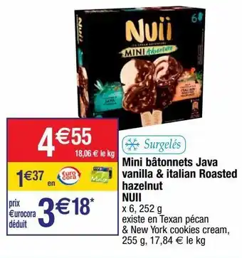 Cora x Carrefour Glace à la vanille offre