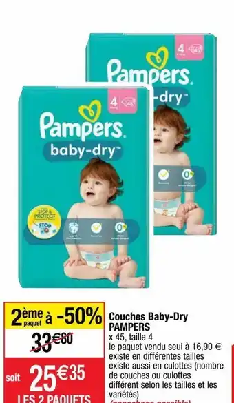 Cora x Carrefour Couches pampers offre