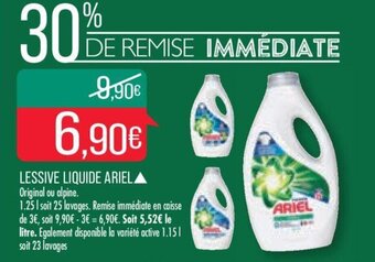 Match LESSIVE LIQUIDE ARIEL offre