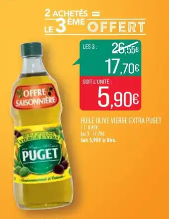 Match HUILE OLIVE VIERGE EXTRA PUGET offre