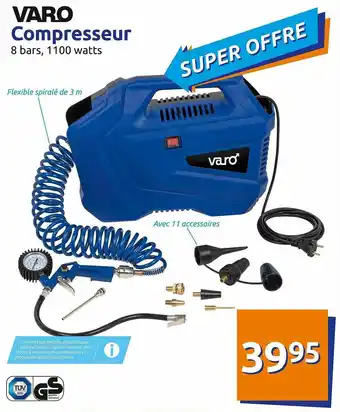 Action Compresseur Varo offre