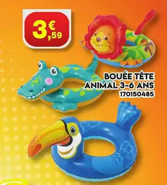 Maxi Bazar Bouée Tête Animal 3-6 Ans offre
