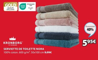 JYSK SERVIETTE DE TOILETTE NORA offre