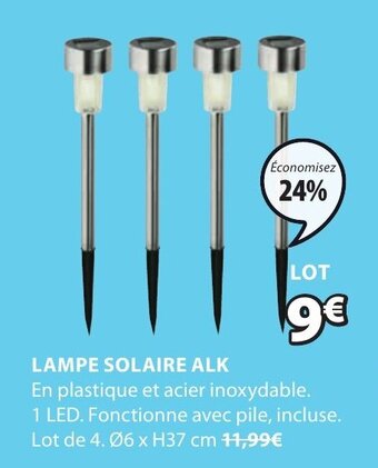 JYSK LAMPE SOLAIRE ALK offre