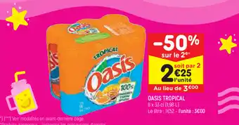 Leader Price Oasis tropical offre