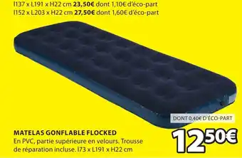 JYSK MATELAS GONFLABLE FLOCKED offre