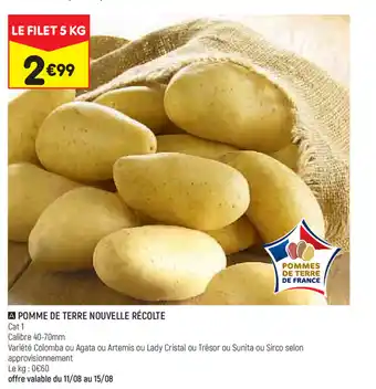 Leader Price Pomme de terre nouvelle récolte offre