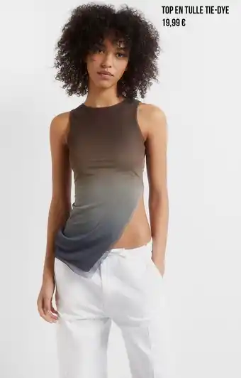 Top en tulle tie-dye