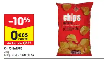 Leader Price Chips nature offre