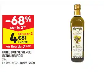 Leader Price Huile d'olive vierge extra belfiori offre