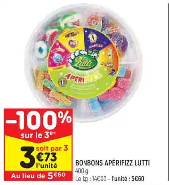 Bonbons apérifizz lutti