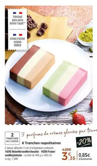 Thiriet 8 Tranches napolitaines offre