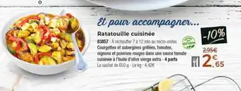 Ratatouille cuisinée