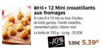 Thiriet 12 Mini croustillants aux fromages offre