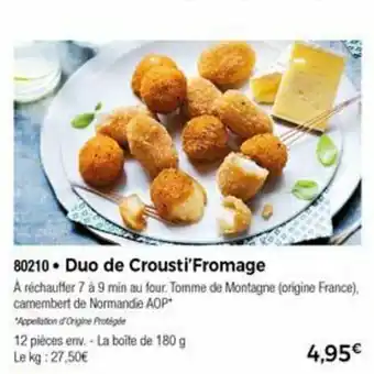 Thiriet Duo de crousti'fromage offre