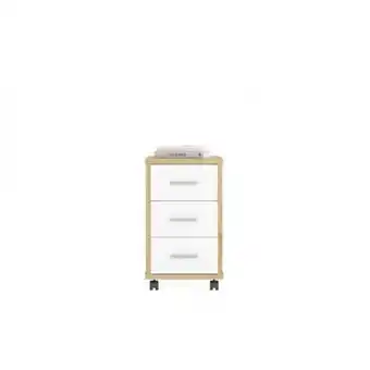 3s. x home - caisson de bureau couleur chĂȘne diego - french days rangement