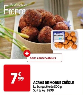 Auchan ACRAS DE MORUE CRÉOLE offre