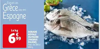 Auchan DORADE ROYALE OU PAGRE (PAGRUS MAJOR) Pièce de 300 à offre