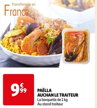 Auchan PAËLLA AUCHAN LE TRAITEUR offre