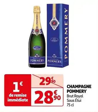Auchan CHAMPAGNE POMMERY offre