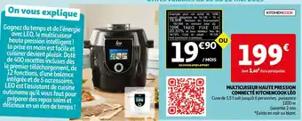Auchan Léo multicuiseur haute pression connecté kitchencook offre